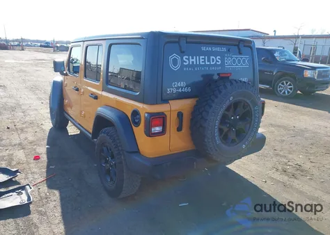 2021 Jeep Wrangler Unlimited Willys 4X4 from USA, damaged, VIN 1C4HJXDN3MW650748